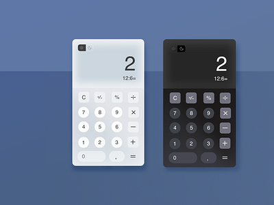 Calculator - Ui - DailyUi #004 button calculator dailyui dark design figma interaction light numbers theme ui