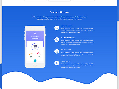 App Landing page - Feature Section animations app interaction app landing page design design micro graphic design illustration interaction interactions ios landing page logo mobile motion ui ux web design website