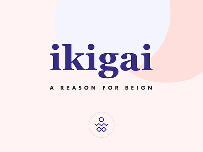 ikigai flat ikigai logo typography