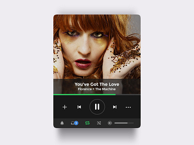 Spotify Widget mini music player spotify ui widget