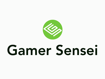 Gamer Sensei Logo branding g game gamer games gaming gs identity logo mark s sensei