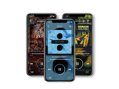 Daily Ui challenge / Music Player 009 app apple challenge daily ui design iphone x music music player ui x