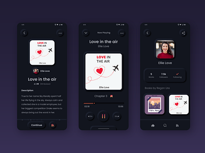 Storiyo | Audiobook app design app branding design illustration logo ui ux uxdesign