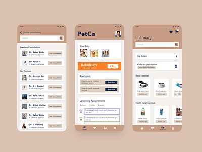 Petco | App Design branding design ui ux uxdesign