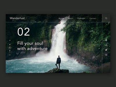 Wanderlust | Website design design ui ux uxdesign website