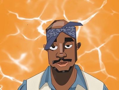 2pac illustration animation graphic design logo