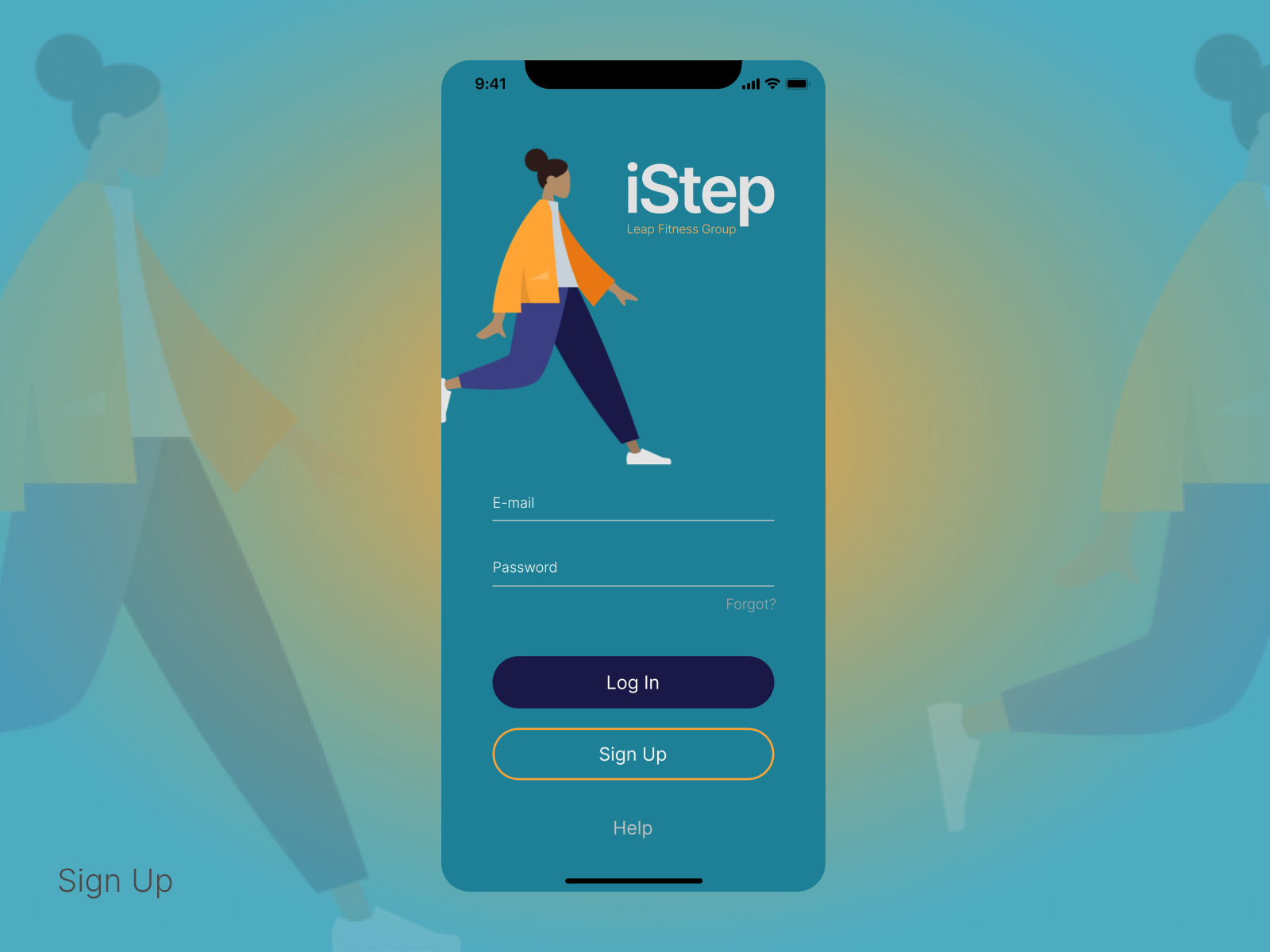 Daily ui sign up by ekaterina vybornykh designer on dribbble
