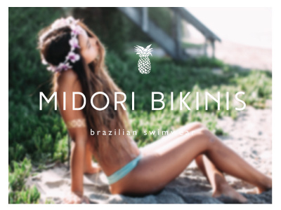 Midori Bikinis branding graphic design logo design typography
