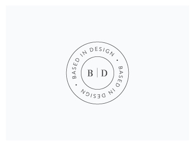 Based in Design Sub Mark brand identity graphic design interior design logo design typography