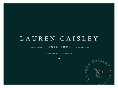 Lauren Caisley Rejected Logo By White And Salt brand identity graphic design interior design logo design typography
