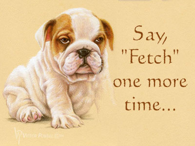 "Bulldog" Say Fetch One More Time !!... art bull dog colored pencils dog portrait puppy watercolor