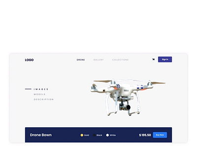 Drone Buying Site branding graphic design logo ui