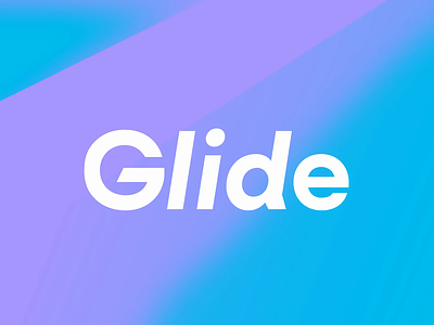 Glide logo animation angles animation blue branding logo animation minimal motion motion graphics shapes