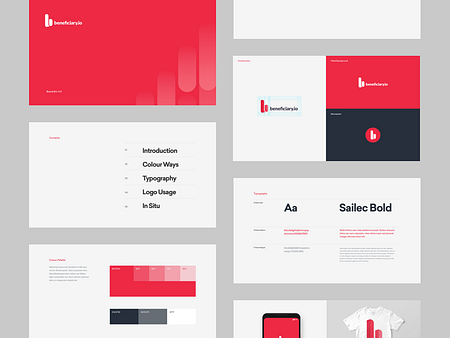 Beneficiary.io Brand Kit by Tom Parkes for NEVERBLAND on Dribbble