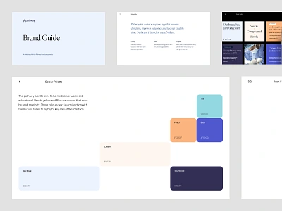 Pathway - Style Book brand brand guide brand identity branding clean color pallet colour typogaphy