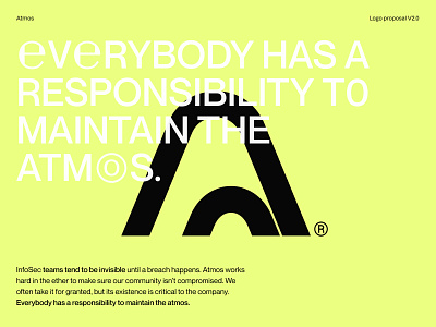 Atmos Alternative Exploration branding landing logo minimal shapes typogaphy typography vector yellow