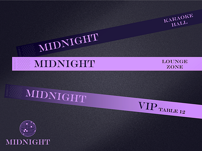 Brand identity for a night club