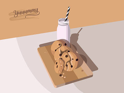 Cookies vector illustration