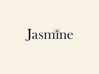 Jasmine logo concept adobe illustrator brand identity branding corporate identity design graphic design logo logotype ready made logo