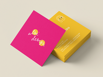 Business card for a designer