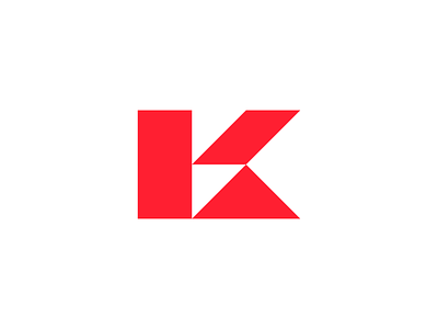 K brand design icon k lettermark logo mark minimal monogram symbol typography