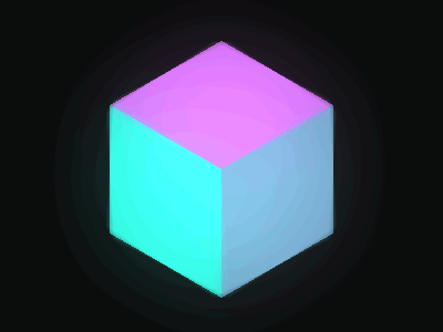 Deformed Blob 2d animation blob cube geometric gif halftone hexels iso isometric
