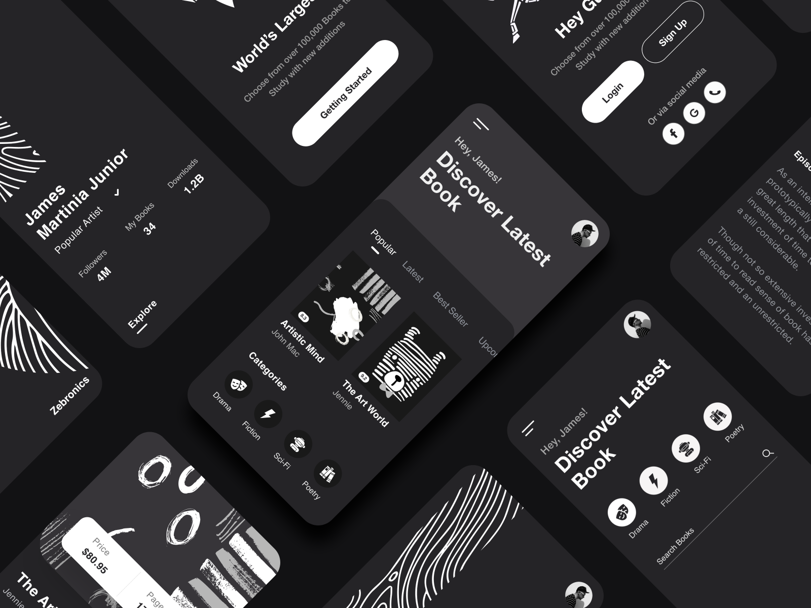 Mobile App UI Rebound By DStudio® On Dribbble