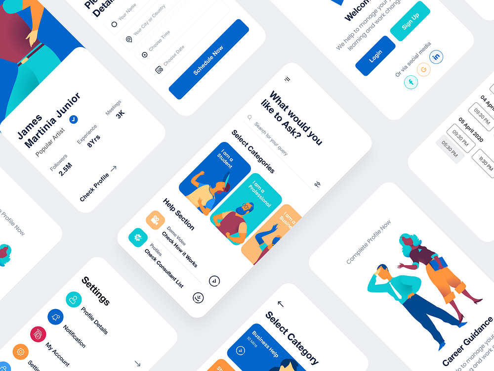 Profile UI designs, themes, templates and downloadable graphic elements ...