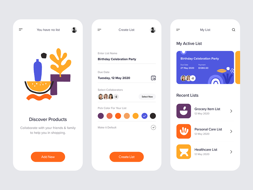 Mobile_UI by DStudio® on Dribbble