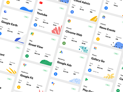 White_UI ads card ui cards ui clean download google google design google maps icons install product design typography ui ui ux user experience user interface ux white white ui xd
