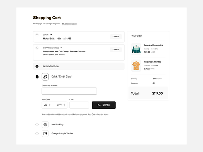 Web UI add address add to cart buy buy now clean clean website design ecommerce landing page online shopping payment product design typography ui ui ux user experience ux website white