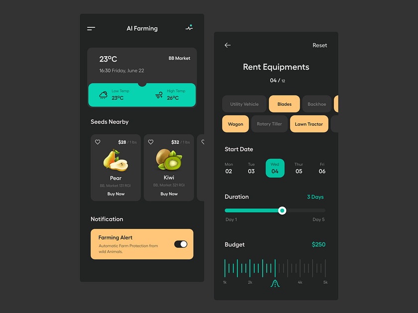 Smart Farm_Dark by DStudio® on Dribbble