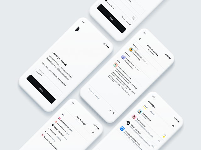 Minimal App UI by DStudio® on Dribbble