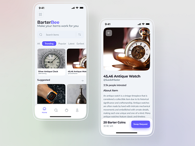 Redefining Bartering with a Modern UI/UX Design: Online Barter A