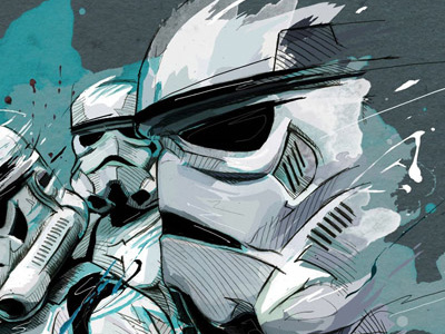 Stormtrooper artwork starwars