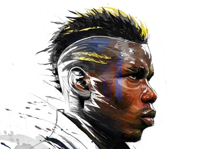 Paul Pogba football futbol juventus paul pogba portrait soccer sports