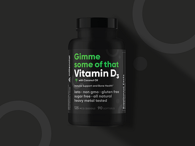 Millennial :: Vitamin D Packaging