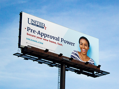 United Home Loans :: Billboard advertising approval billboard finance home loans marketing mortgage