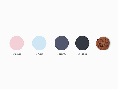 Colour Palette baking branding colours guide guidelines palette visual identity