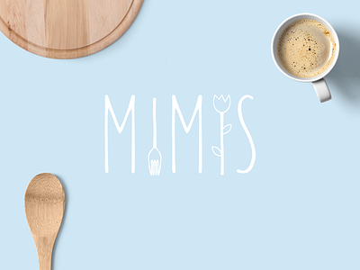 Mimis Logo bakery brand catering decoration logo pastel subtle visual identity