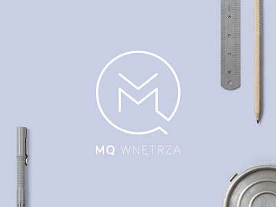 MQ Logo architecture design interior lines logo simple simplicity studio
