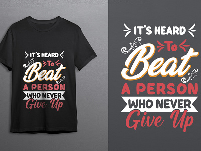 Custom typography t-shirt design