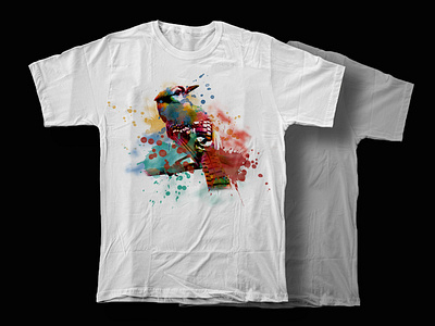 Watercolor t-shirt design