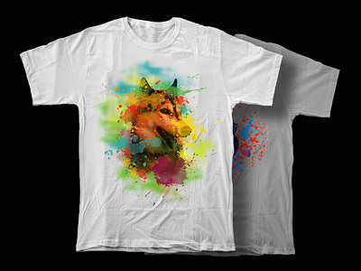 Watercolor t shirt design