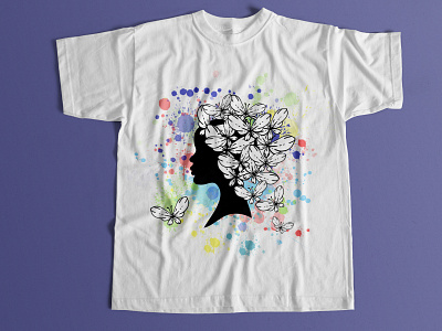 Watercolor t shirt design
