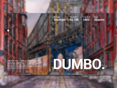 City Gallery- Dumbo, Brooklyn animation city interaction ixd nyc ui ux visual watercolor web