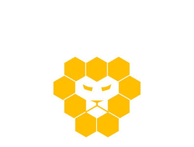 hexa lion graphic design logo