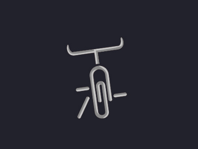 clip bike branding logo