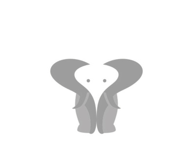 baby elephant branding kids logo toys