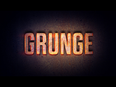 Grunge Text Style editing grunge logo lighting style logo movies text style photoshop text style psd text style